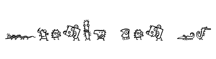 creatures  Free Fonts Download