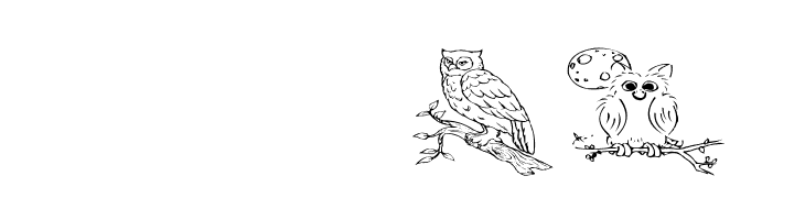 AEZ Owls for Traci  Free Fonts Download