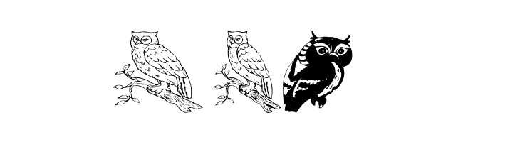 AEZ Owls for Traci  Free Fonts Download