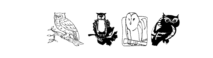 AEZ Owls for Traci  Free Fonts Download