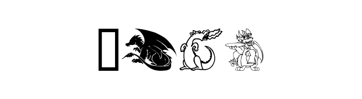 Lisa's Dragons  Free Fonts Download