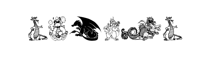 Lisa's Dragons  Free Fonts Download
