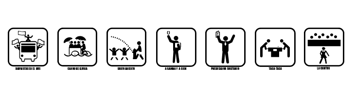 SANTIAGO ICONO  Free Fonts Download