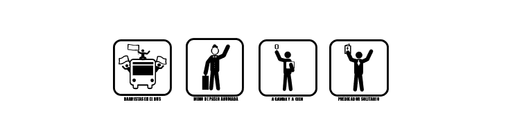 SANTIAGO ICONO  Free Fonts Download