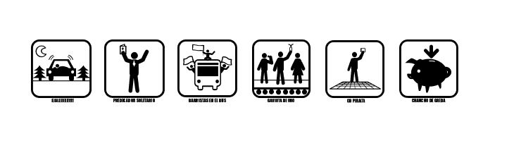 SANTIAGO ICONO  Free Fonts Download