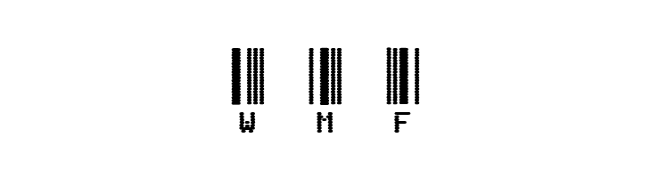 CODE3X D  Free Fonts Download