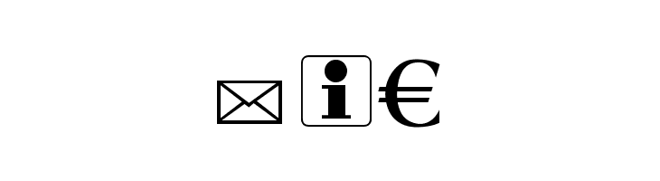 Martin Vogel's Symbols  Free Fonts Download