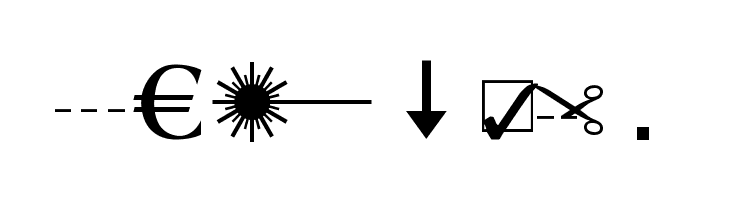 Martin Vogel's Symbols  Free Fonts Download