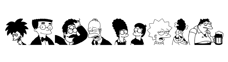 Simpsons MmmmFont  Free Fonts Download