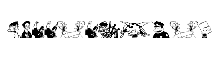 Simpsons MmmmFont  Free Fonts Download