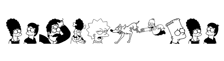 Simpsons MmmmFont  Free Fonts Download