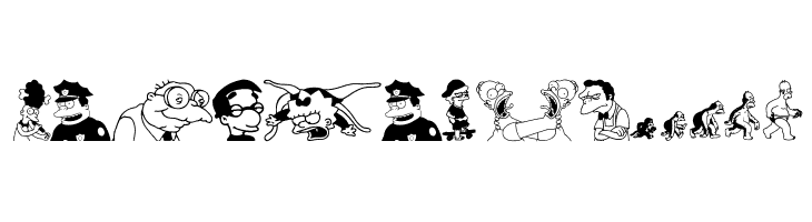 Simpsons MmmmFont  Free Fonts Download
