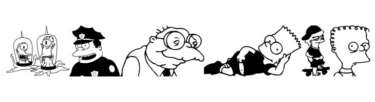 Simpsons MmmmFont  Free Fonts Download