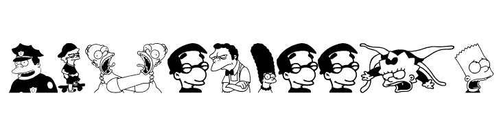 Simpsons MmmmFont  Free Fonts Download
