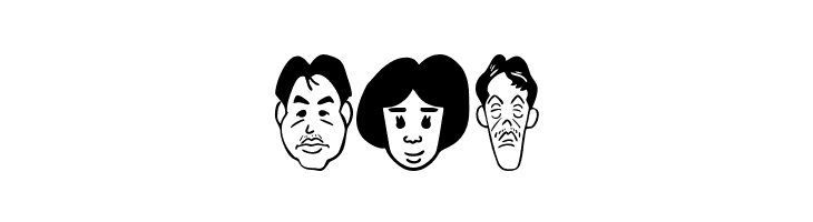 SakabePeople07  Free Fonts Download