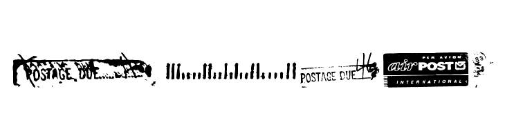 Dead Letter Office Seventeen  Free Fonts Download