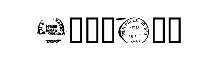 Dead Letter Office Twenty Nine  Free Fonts Download