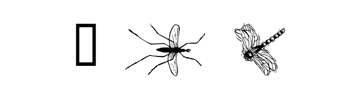 wminsects1  Free Fonts Download