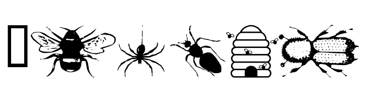 wminsects1  Free Fonts Download