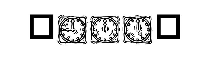 KR Lotsa Time Dings  Free Fonts Download