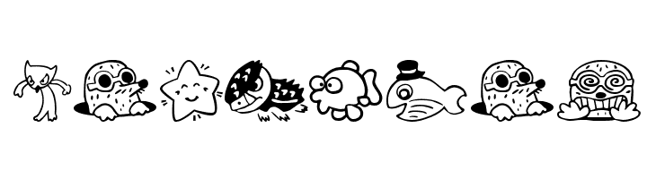 SakabeAnimal02  Free Fonts Download