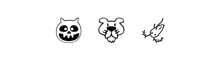 SakabeAnimal02  Free Fonts Download