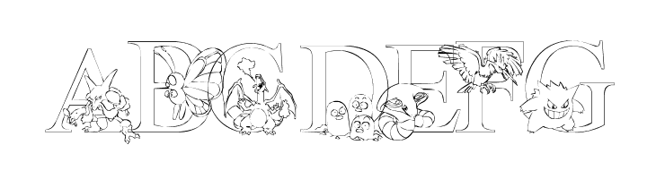 LMS Poke'mon Master Outline  Free Fonts Download