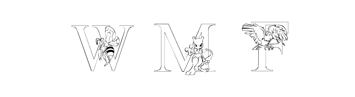 LMS Poke'mon Master Outline  Free Fonts Download
