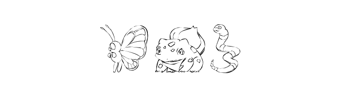 LMS Poke'mon Master DingBat  Free Fonts Download