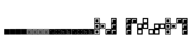 Tetris Blocks  Free Fonts Download