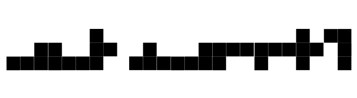 Tetris Blocks  Free Fonts Download
