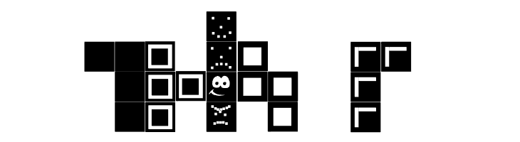 Tetris Blocks  Free Fonts Download