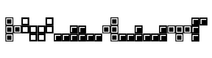 Tetris Blocks  Free Fonts Download