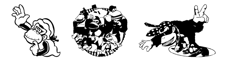 Donkey Kong World  Free Fonts Download