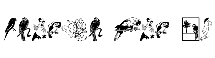 LCR Parrot Talk  Free Fonts Download