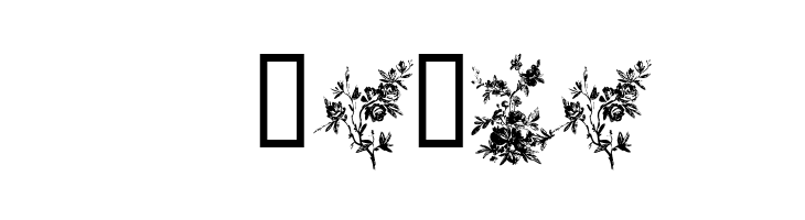 Florals1  Free Fonts Download