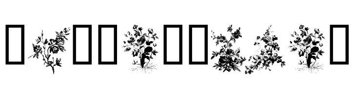 Florals1  Free Fonts Download