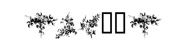 Florals1  Free Fonts Download