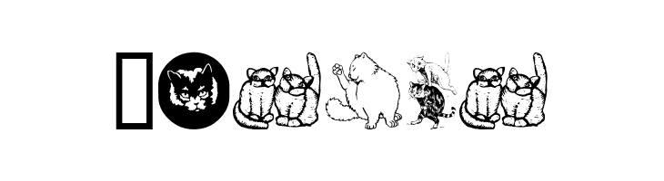 Karens Kitties  Free Fonts Download