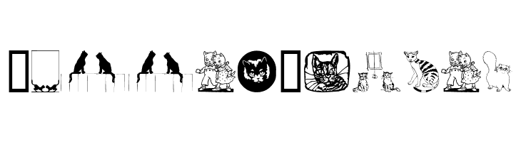 Karens Kitties  Free Fonts Download