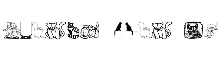 Karens Kitties  Free Fonts Download