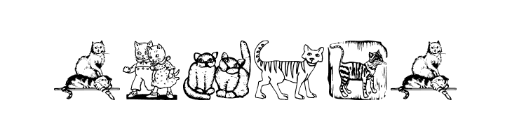 Karens Kitties  Free Fonts Download