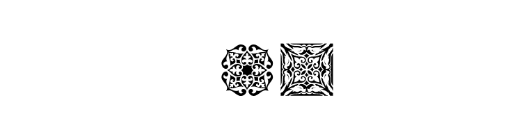 SL Square Ornaments  Free Fonts Download