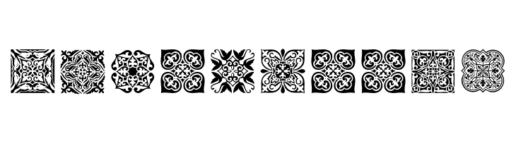 SL Square Ornaments  Free Fonts Download