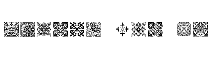 SL Square Ornaments  Free Fonts Download
