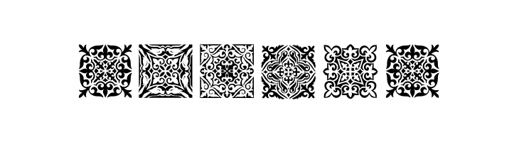 SL Square Ornaments  Free Fonts Download