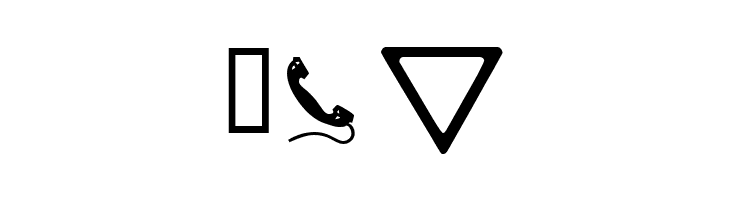 wmroadsigns  Free Fonts Download