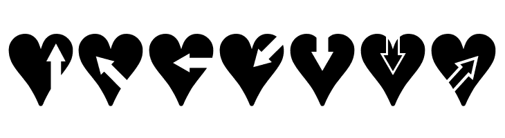 Hearts n Arrows  Free Fonts Download