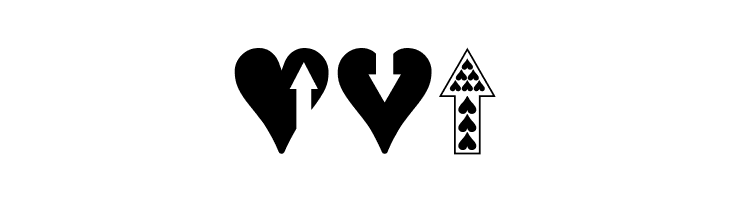 Hearts n Arrows  Free Fonts Download