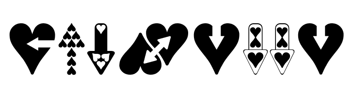 Hearts n Arrows  Free Fonts Download